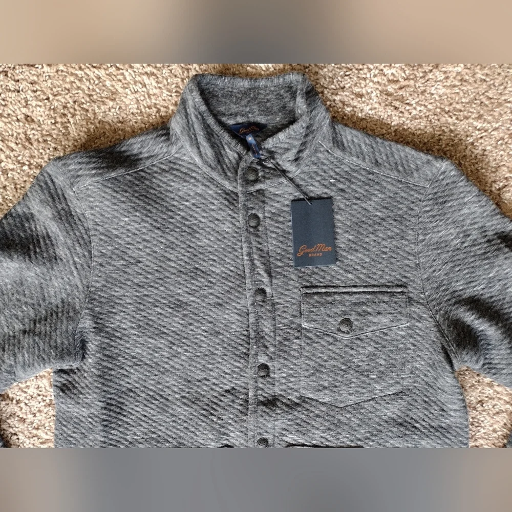 Goodan Brand Quilted Button Down Jacket NWT - Picture 7 of 9